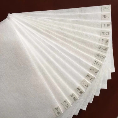 Goede prijs. 150 Micron van de de Doekpolyester van de 200 Micron de Niet-geweven Filter Rang Op hoge temperatuur online