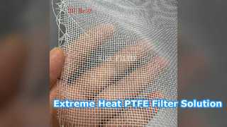 Zuurbestendige oplossing van PTFE-filterdoek voor hoge temperaturen